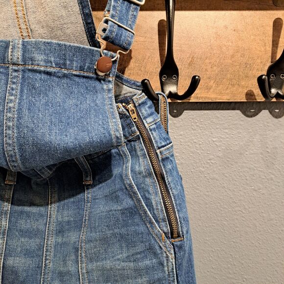 Madewell Stovepipe Overalls in Cosman Wash Women's Size XXS - Picture 8 of 11